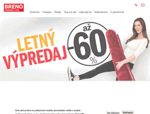 Tablet Screenshot of koberce-breno.sk